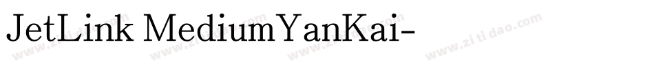 JetLink MediumYanKai字体转换